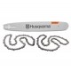 Husqvarna – Zestaw prowadnica 18" .325" 1.3 mm + 2x łańcuch (72 ogniwa)