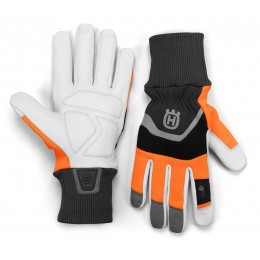 Husqvarna Functional - Rękawice skórzane do prac leśnych, rozmiar 8